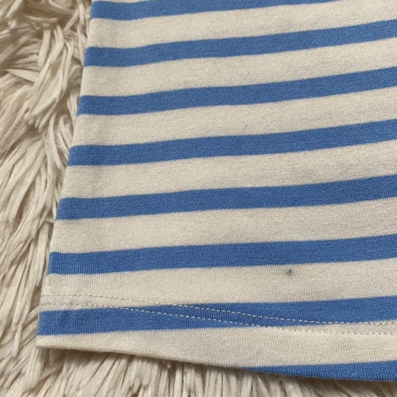 A New Day 3/4 Sleeve Stripe Top 💗 White & Blue - Picture 10 of 12